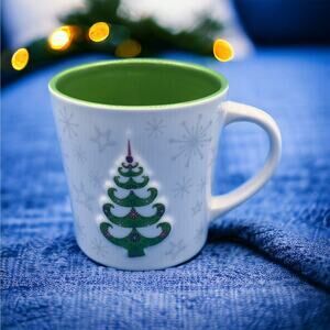 2006~Starbucks‎ Coffee~Holiday Collector Mug~Tree~Snowflake